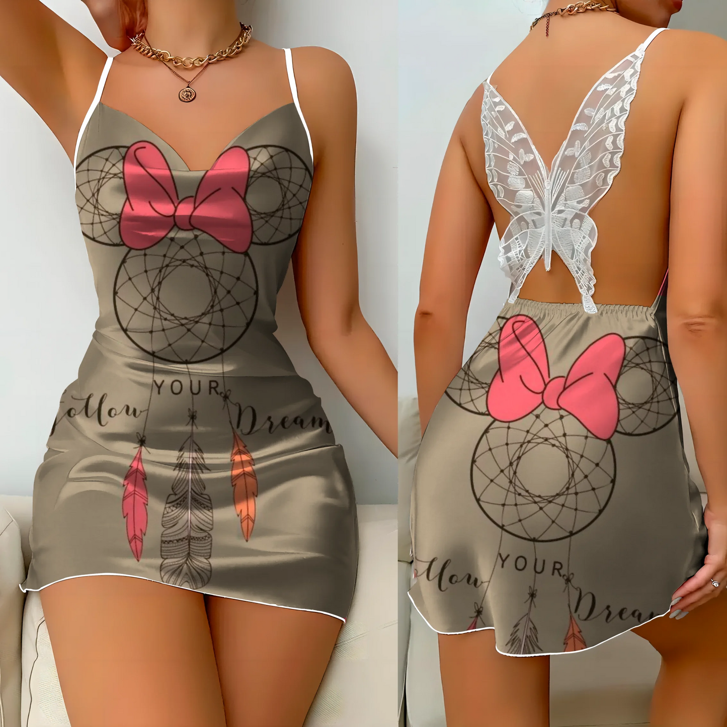 Minnie Mouse Pajama Skirt