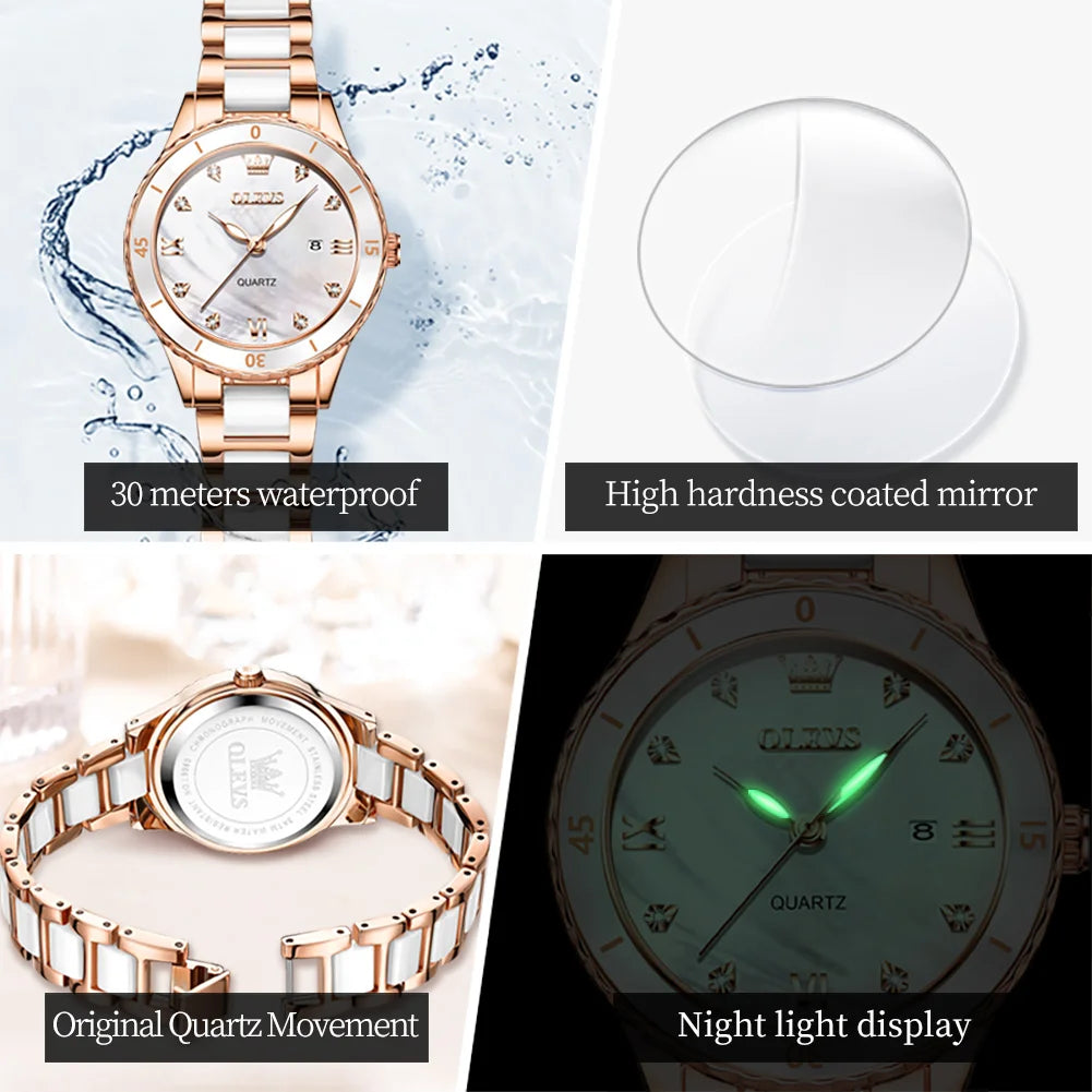 Chloe OLEVS Rose Watch