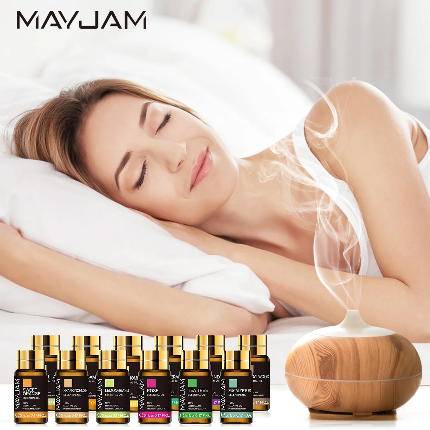 20pcs Natural Essential Oils Gift Set – Lavender, Eucalyptus, Mint & More