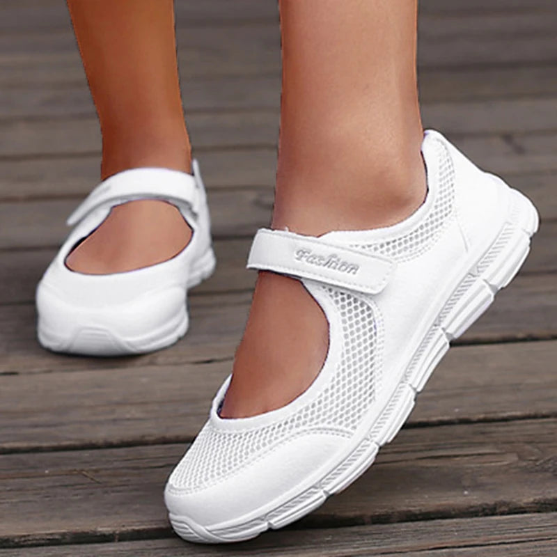 Comfy Slip-On Flats - Women’s Casual Sneakers
