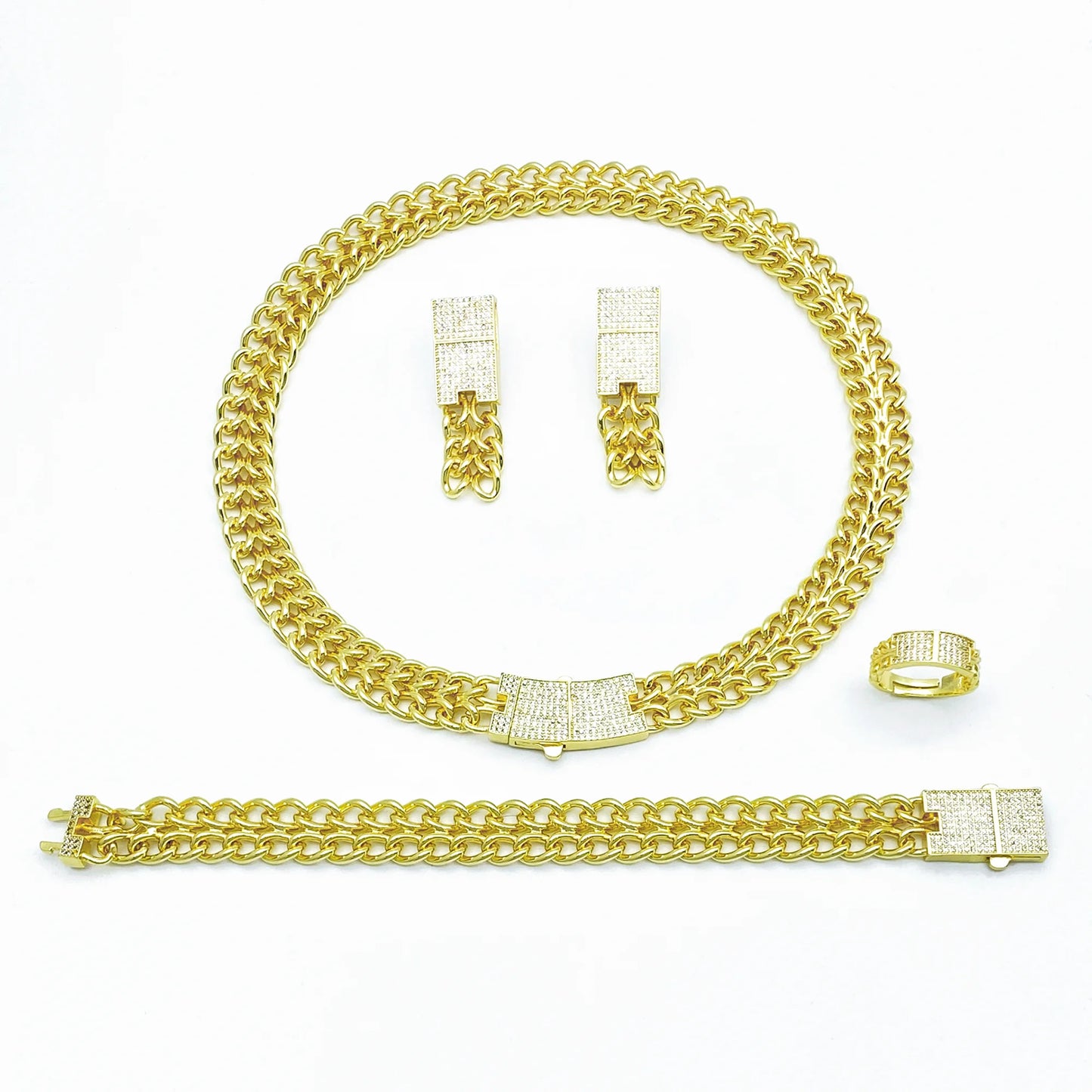 Mia JRH Gold-Plated Jewelry Set