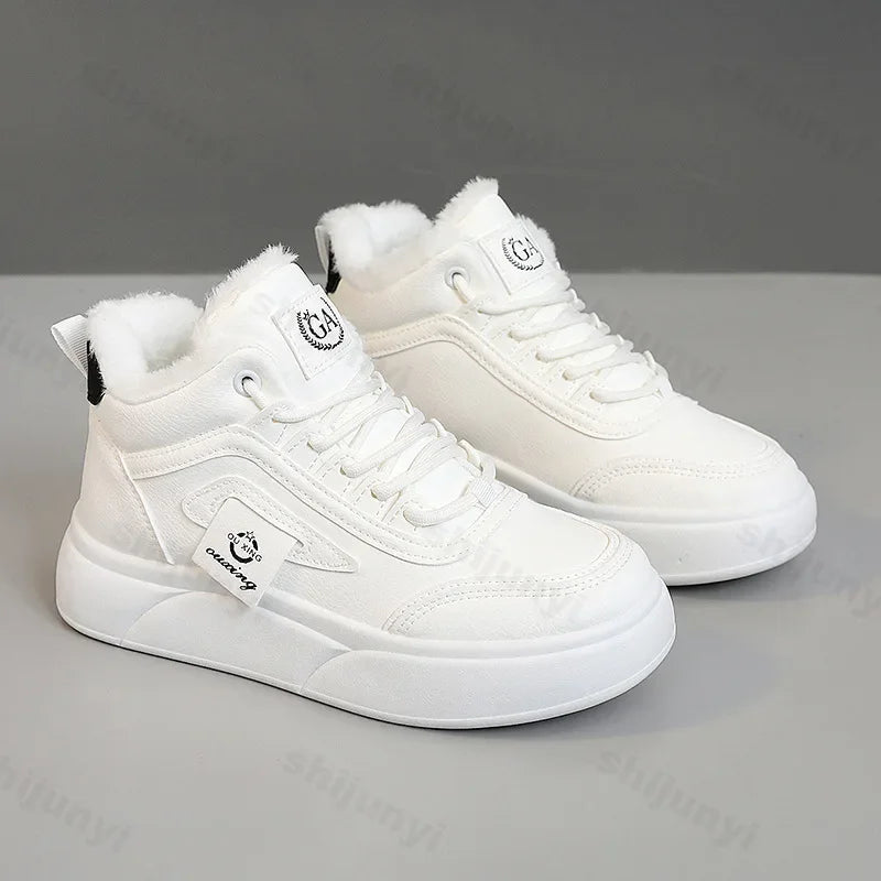 Plush High Top Winter Sneakers