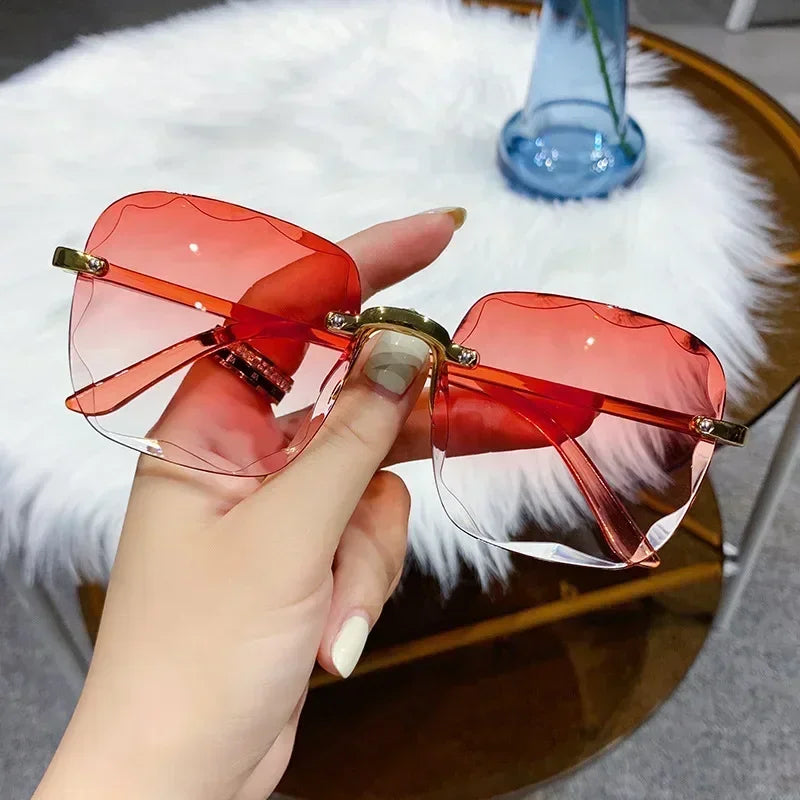 Lena Luxury Frameless Sunglasses