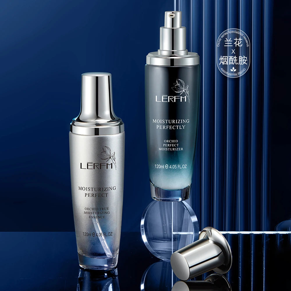 HQ Orchid Skin Care Set – Oil Control Toner, Firming Essence & Facial Lotion