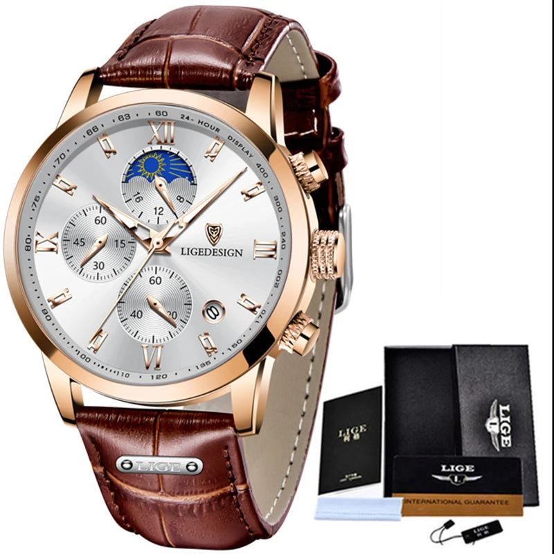 Ella LIGE Moon Phase Watch