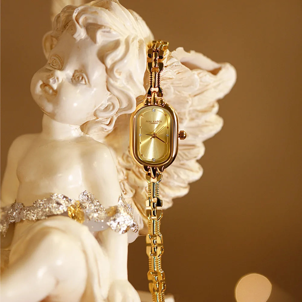 Sophia Gold Oval Watch