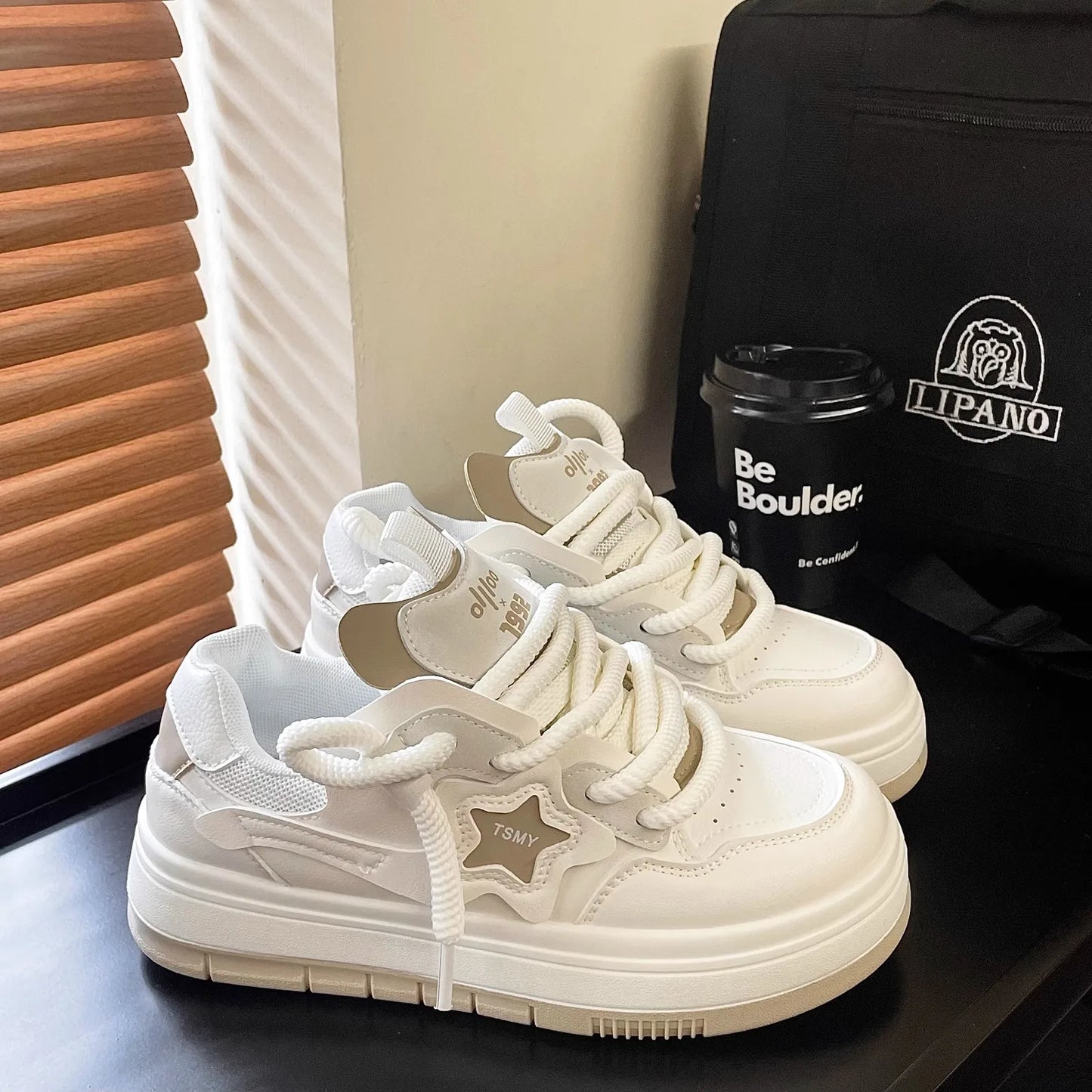 Star Platform Sneakers - Running & Tennis Style