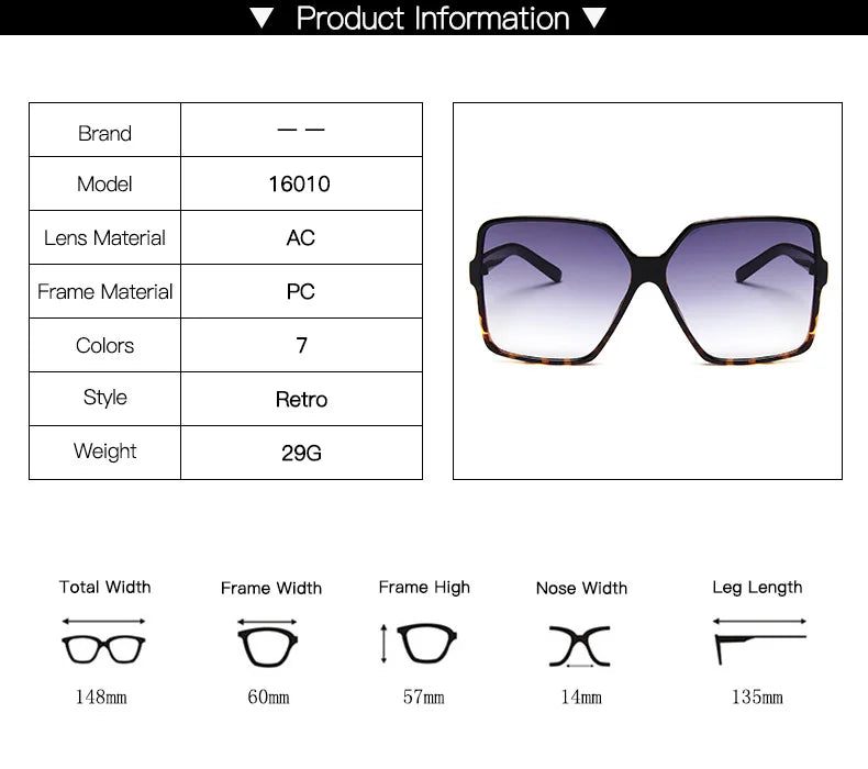 Chloe Oversized Sunglasses