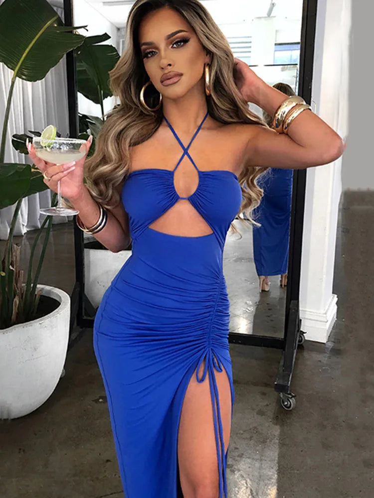 Sexy Midi Backless ROBE