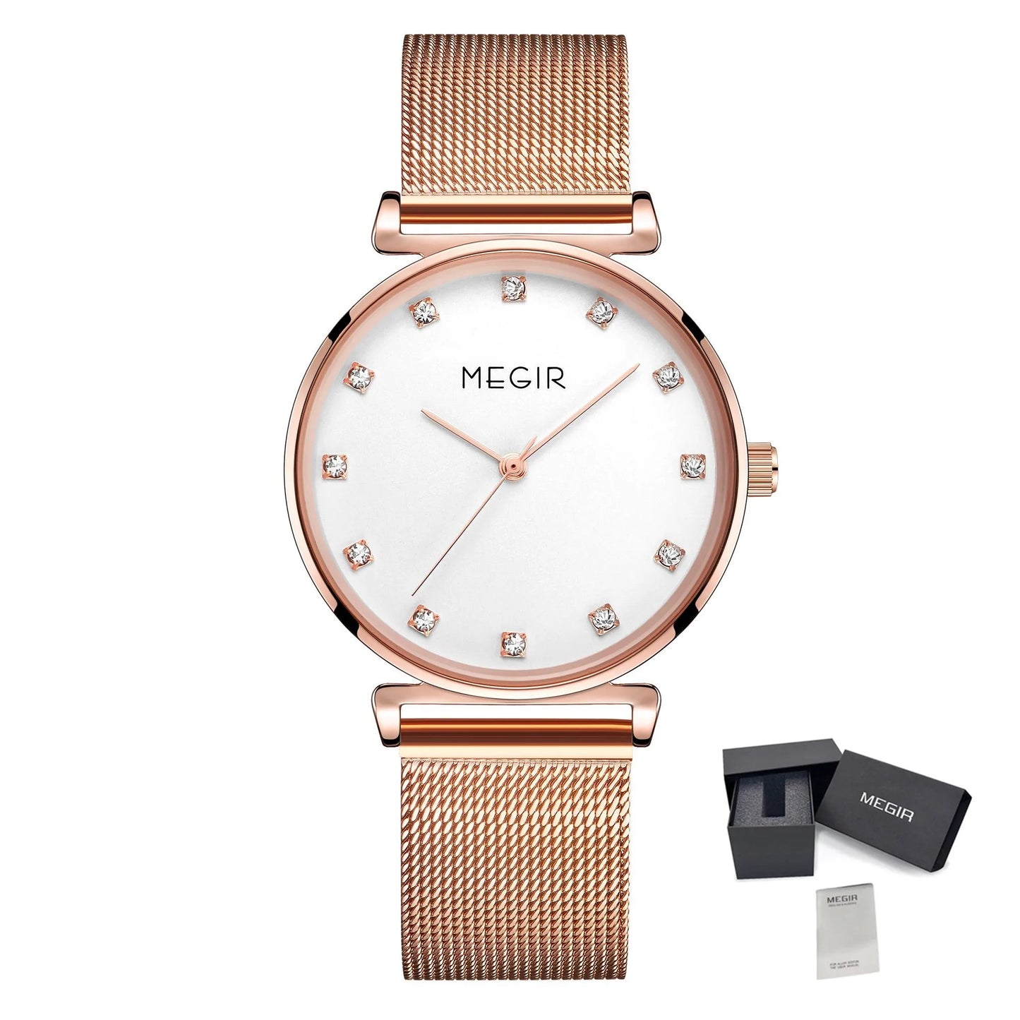 Olivia Mesh Luxury Watch From MEGIR
