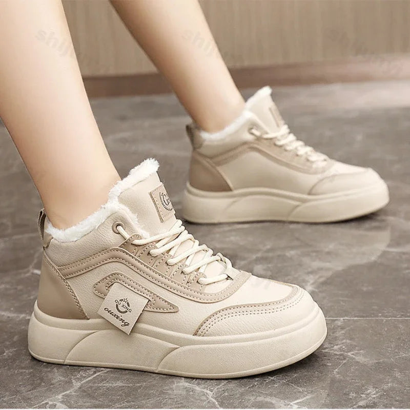 Plush High Top Winter Sneakers