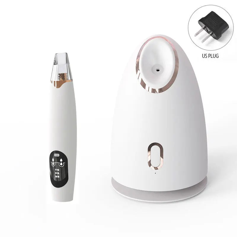 Facial Steamer Machine – 150ml Electric Vaporizador for Deep Cleaning & Moisturizing