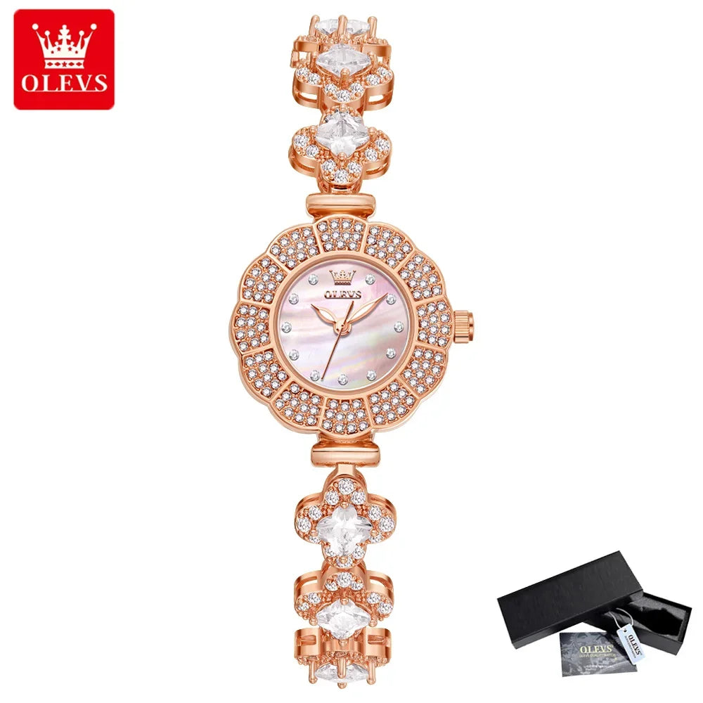 Lily Rose Gold Diamond Watch From OLEVS