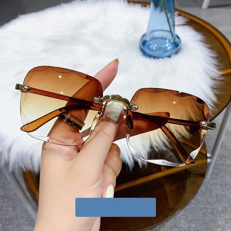 Lena Luxury Frameless Sunglasses