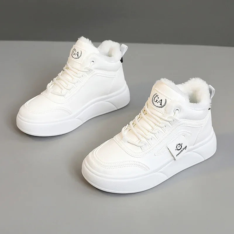 Plush High Top Winter Sneakers