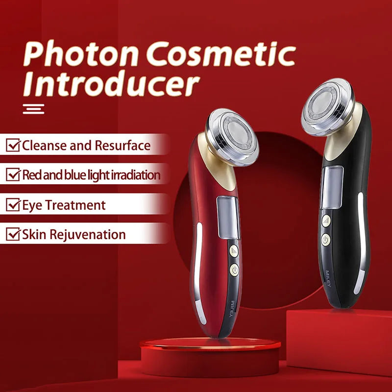 EMS LED Facial Massager – Vibration & Wrinkle Removal Skin Rejuvenator