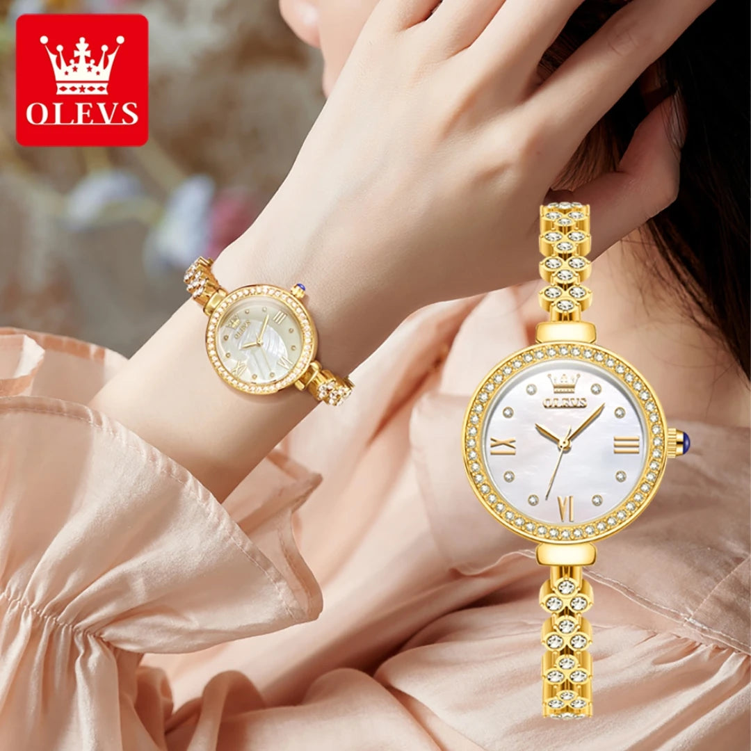 Luna OLEVS Quartz Stainless Steel Watch