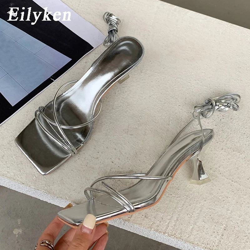 Gladiator Lace-Up Sandals - Summer Casual Style