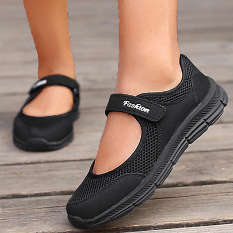 Comfy Slip-On Flats - Women’s Casual Sneakers