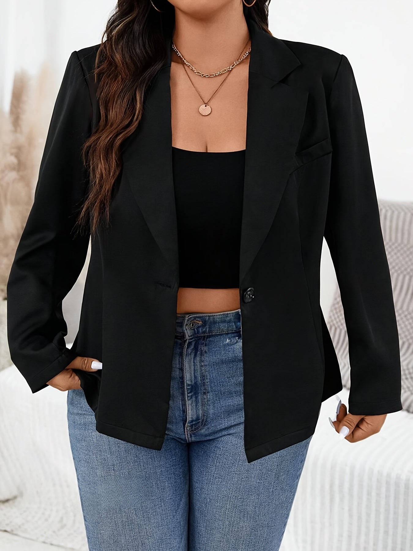 Isabelle Elegant Plus Size French Fashion Jacket