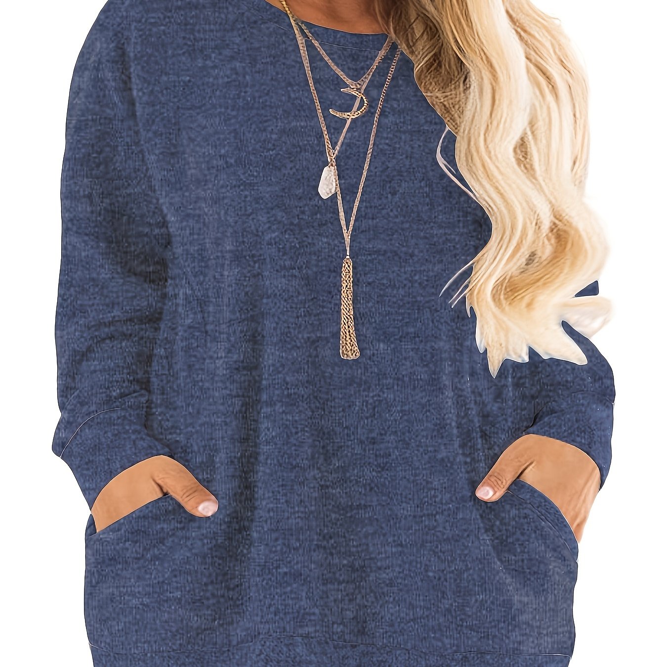 Olivia Plus Size Color Block Sweatshirt