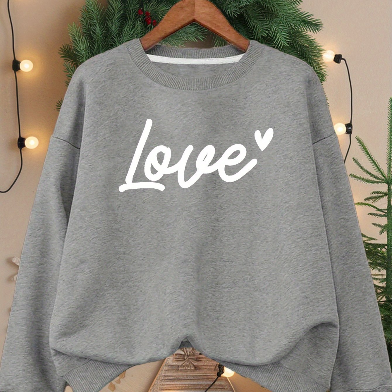 LOVE women's plus size sweatshirt