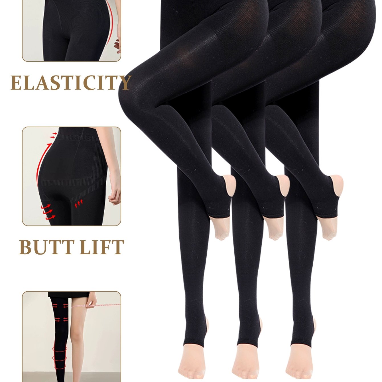 3pcs Set Autumn/Winter Compression Leggings